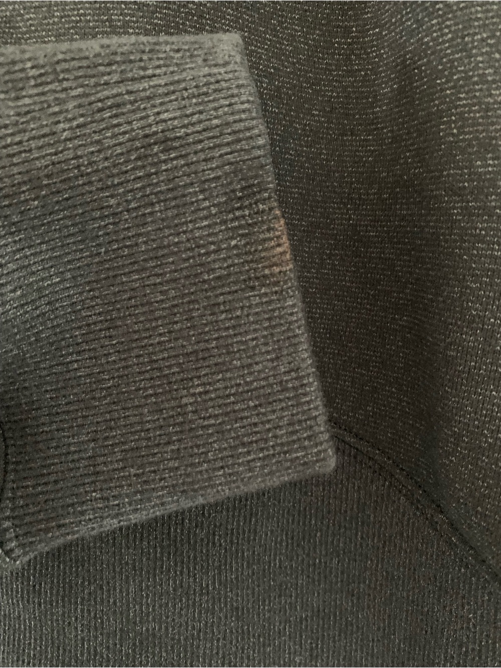 LULULEMON Loungeful Cropped Hoodie *spark Black/Gray size 10 - Picture 11 of 11